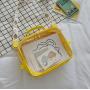 Factory customized vinyl leather school ita backpack pin display custom ita bag with clear PVC window