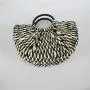 2019 Handmade Trendy Woven Purse Handbag Women Summer Beach Round Bag