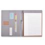 A5 size leather memo cover leather planner high quality leather conference folder