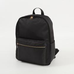 Customized Logo Embroidered Letters Washable Waterproof Nylon Metal Ladies Zipper Shoulder School Bags Backpack For Men