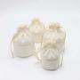 Wholesale Round Bottom Candle Gift Hair Packaging Cotton Linen Pouch Natural Cotton Muslin Candle Bag