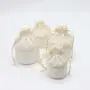 Wholesale Round Bottom Candle Gift Hair Packaging Cotton Linen Pouch Natural Cotton Muslin Candle Bag