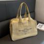 Women's Canvas Bag Custom Logo Large Capacity Canvas Shoulder Bag New Summer Travel Luggage Bag