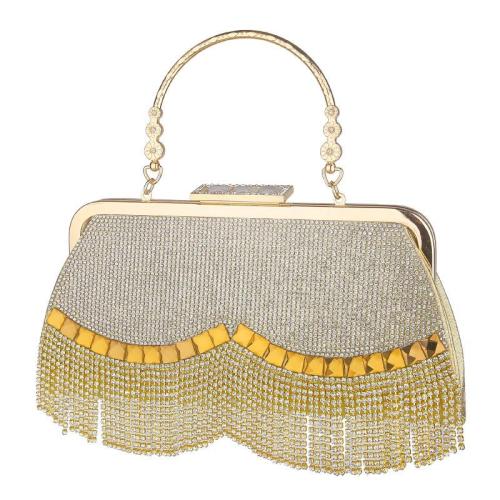 ZR627 Women's Dinner Bag Luxury Diamond Wedding Square Chain Shoulder Fashion Rhinestone Handbag Shiny Evening Clutch Bags Party