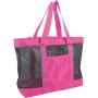 Factory Wholesale Fashion Travel Handbags Clear Mesh Shoulder Bag Transparent Tote Beach Bag