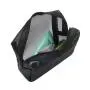 Gelory Portable Foldable Zipper Black Mesh Makeup Pouch Bag Travel Cosmetic Organizer Case Bag