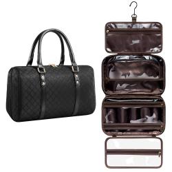 LOVEVOOK 2022 New High Quality Custom Multi Portable Waterproof Hanging detachable Cosmetic Makeup women Travel Toiletry bags