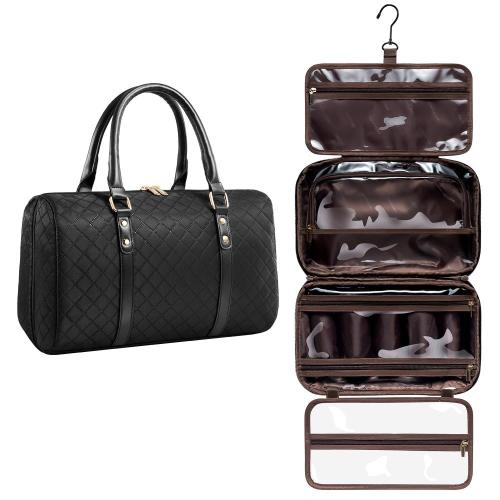 LOVEVOOK 2022 New High Quality Custom Multi Portable Waterproof Hanging detachable Cosmetic Makeup women Travel Toiletry bags