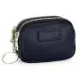 New arrival good quality portable key coin lipstick storage bag leather coin purse mini double-layer zippered coin bag for woman