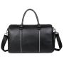 2022 Custom Logo Genuine Leather Luxury Men Handbag Waterproof Fashion Travel Duffel Bags with Shoe Compartment