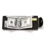 CUIKCA PU Leather Men Mini Wallets Slim Metal Money Clip For Men New Fashion Hasp Purse Business ID & Credit Card Holders