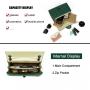 2024 New quilted crossbody bag women's leather shoulder bag with chain fashion clutch bag
