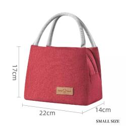 Eco-friendly reusable natural color washable kraft paper cooler bag Takeaway Seafood Thermal insulation lunch bag