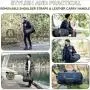 Smell Proof Carbon Lined Carrying Waterproof Duffel bag Zipper Scent Stash Duffel bag Resealable packaging Storage Travel
