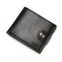 CUIKCA Hot Selling Man Wallet Leather  Litchi Pattern Coin Purse Purse ID Credit Card Holder Short  PU Leather Wallet For Men