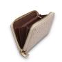 Luxury leather lady wallets custom ostrich leather women handmade coin purse