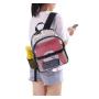 SC029 PVC Clear Backpacks High Quality Waterproof Transparent Book Bags for School Casual Outdoor Travel Backpack