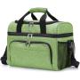 colorful polyester aluminum foil insulation isotherm plastic cooler tote  bag camping high quality food delivery cooler bag