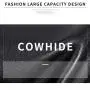 KBW223 New European and American Men's Fashion Leather Wallet Anti-RFID Theft Short Hand Push Card Space Money Clip