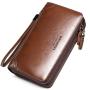 Vintage Cartera De Hombre Pu Leather Carteras Mujer Zipper Long Men Card Holder Wallet CY108