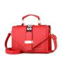 Summer Woman Monogrammed Plain Color PU Woven Straw Handbags