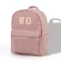 Whole Sale Custom Kids Pink Teddy Velvet Backpack Teddy Bear Bookbag School Bag