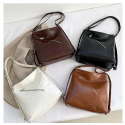 Popular design fashion retro stitching bag women's tote bag 2024 new high quality shoulder underarm bag backpack for women