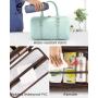 LOVEVOOK Custom Carry on Beauty Makeup Organizer Hanging Bathroom Case Expandable Cosmetic Bag Travel Toiletries Pouch Bag Women