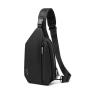 ZF279 Slanting Cross-body Bag Men Polyester Shoulder Chest Bag Simple Waterproof Wear-resistant Fashion Business Travel Bag