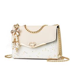 ZR100 Wholesale Cross-body Sequins Pearl Single Shoulder Bag Korean Version Women's Satchel Mobile Phone Bag Zero Purse