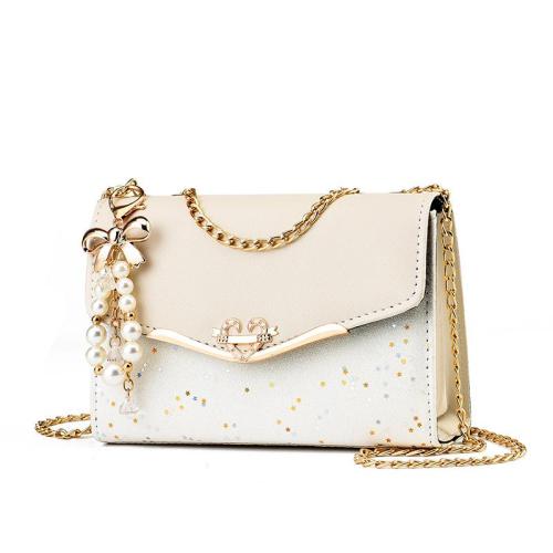ZR100 Wholesale Cross-body Sequins Pearl Single Shoulder Bag Korean Version Women's Satchel Mobile Phone Bag Zero Purse