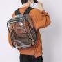 Wholesale Heavy Duty Clear PVC Back pack Transparent School Back pack PVC Fashion Backpack bag