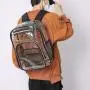 Wholesale Heavy Duty Clear PVC Back pack Transparent School Back pack PVC Fashion Backpack bag