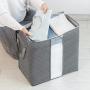 SN001 Foldable Clothes Organizer Nonwovens Storage Containers for Organizing Bedroom Closet Clothing Comforter Organization