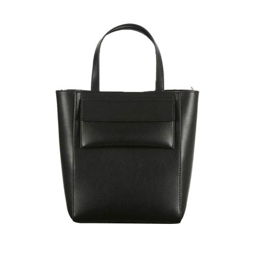 2023 OEM Custom wholesale Handbags Suppliers Black PU Leather Tote bag With Pouch Classical Office Laptop Ladies Handbag