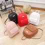Hot sale backpack bag women large capacity  pu leather backpacks woman wholesale cheap student schoolbag shoulder bag