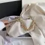 Thick Chain Handbag Pu Leather Fold Shoulder Bags Designer Dumpling Bag Women Crossbody Messenger Cloud Chain Bag