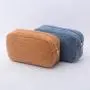Keymay RTS Fast Shipping S M L Xl Multi-color Custom Logo Women Winter Teddy Makeup Bag Cosmetic Plush Bag Girls Sherpa Pouch