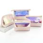 Custom Waterproof PVC Travel Women Toiletry Makeup Bag Custom Logo Holographic TPU Make Up Cosmetic Packaging Bags Or Pouches
