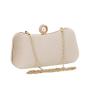 HR012 Women Evening Party Clutch Bags New Trend Metal Chain Open Small Square Bags Luxury Weddings Retro Banquet Handbag