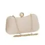 HR012 Women Evening Party Clutch Bags New Trend Metal Chain Open Small Square Bags Luxury Weddings Retro Banquet Handbag