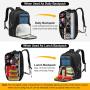 2023 New LOVEVOOK Insulated Lunch box backpacks for men 17in school College Work Camping Picnic Travel cooler laptop backpacks