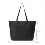 Hot Sale Embroidered Tote Bag Large Capacity Women's Shoulder Bag PU Leather Mommy Handbag