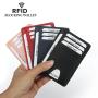 RFID Safe Men's Microfiber Leather Wallets Anti-Theft Short Wallet Credit Card Purse Holder Cash Clip Slim Wallets For man