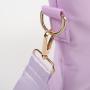 Keymay Hot Sale 8 Colors Medium Large Waterproof Durable Embroidery Letter Patches Ladies Bags Handbag Store Zippered Tote Bag