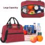 Gelory Insulated Lunch Bag Box Cooler Totes Handbag With Pockets And Removable Adjustable Shoulder Strap For Man Woman Work