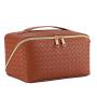 Hot Sale Portable Handheld Toiletries Wholesale Custom Logo Pu Makeup Bag Daily Cosmetic Bags