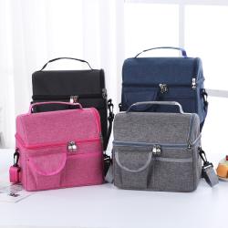 New Double-layer Insulated Bag Breast Milk Preservation Mommy Bag Food Thermal Insulation Fabric For Cooler Bags