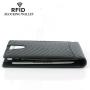 NEW Carbon Fiber Pattern Men's Leather Wallets RFID Blocking Card Bag Vintage Black Credit Card Holder Money Cash Clip