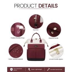 LOVEVOOK factory hot sell 2pcs waterproof wholesale polyester laptop bag nurse backpack travel custom school laptop backpack